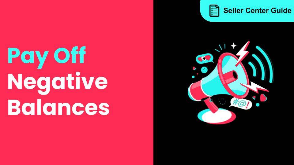 How to Pay Off Negative Balances